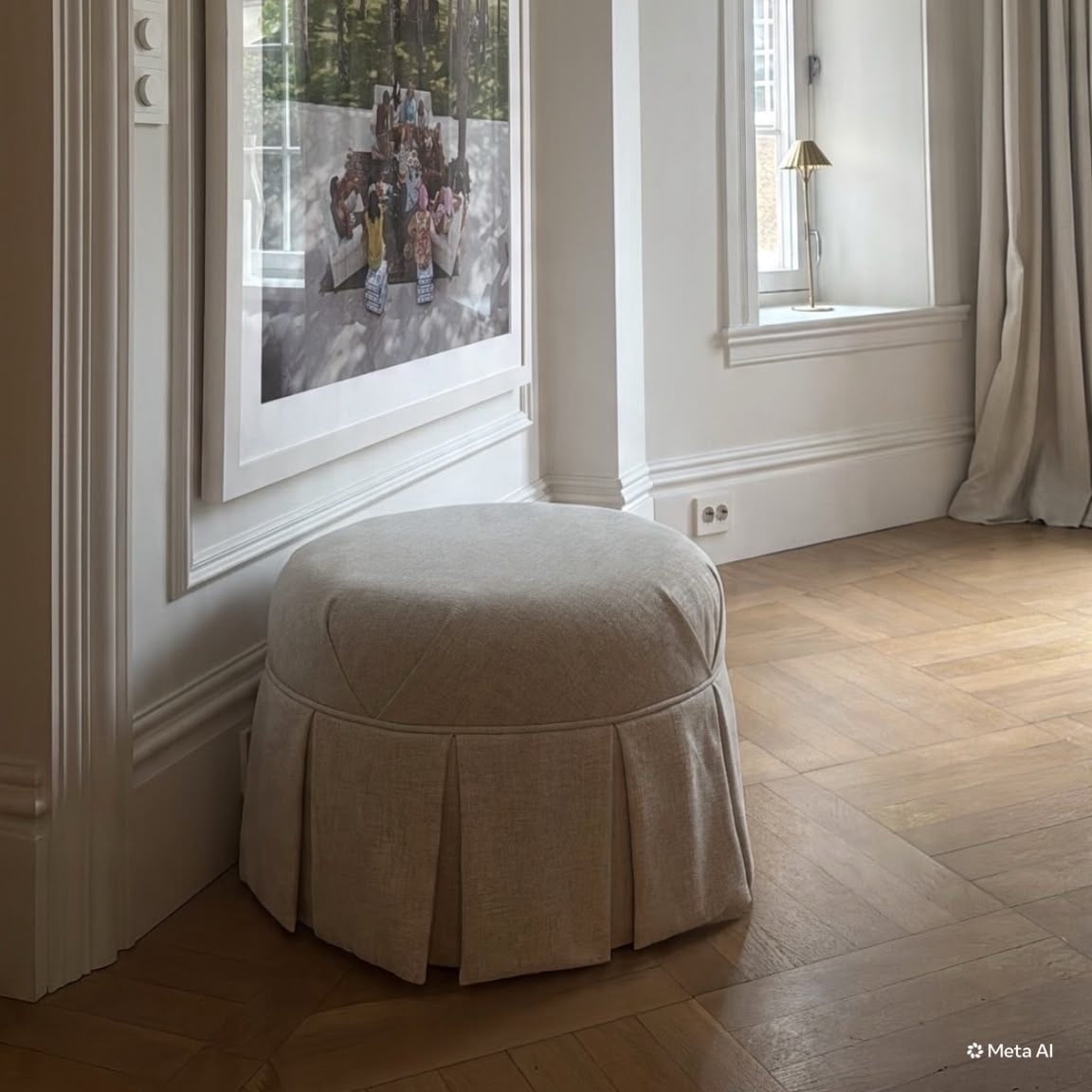 Sophie Pouf L Pale Sand