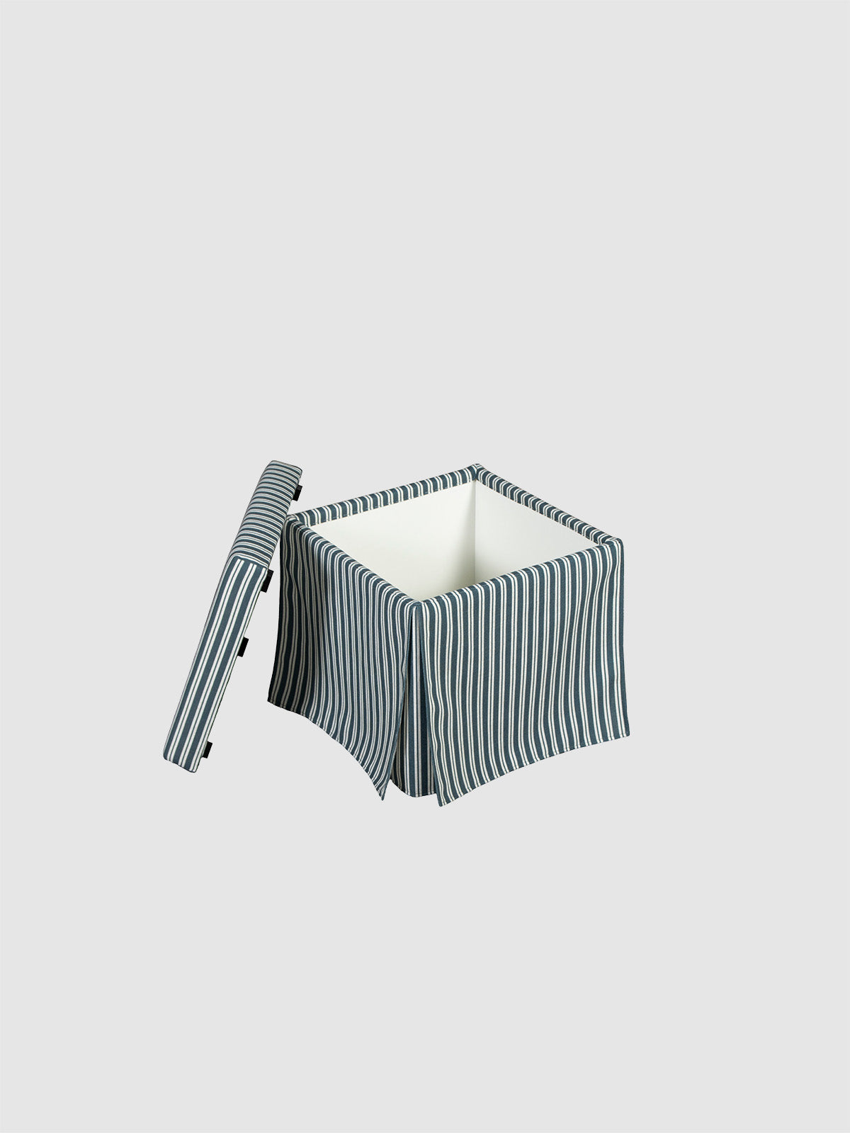 Ellie Pouf Navy Stripe