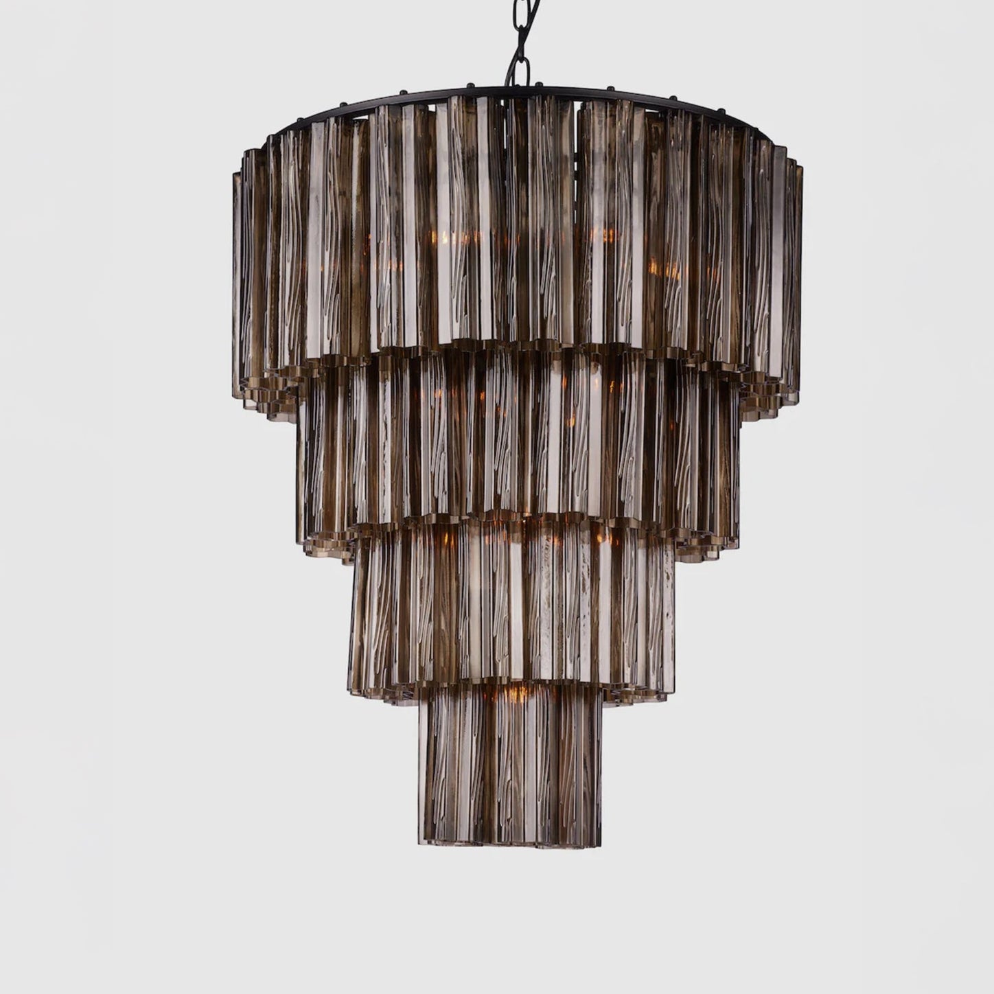 Fontaine Chandelier 4-Layer Brown