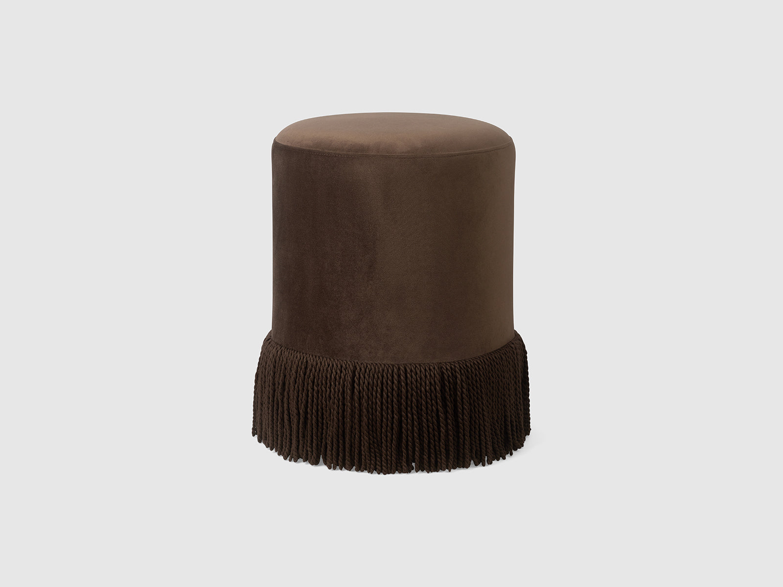 Gigi Pouf Dark Brown