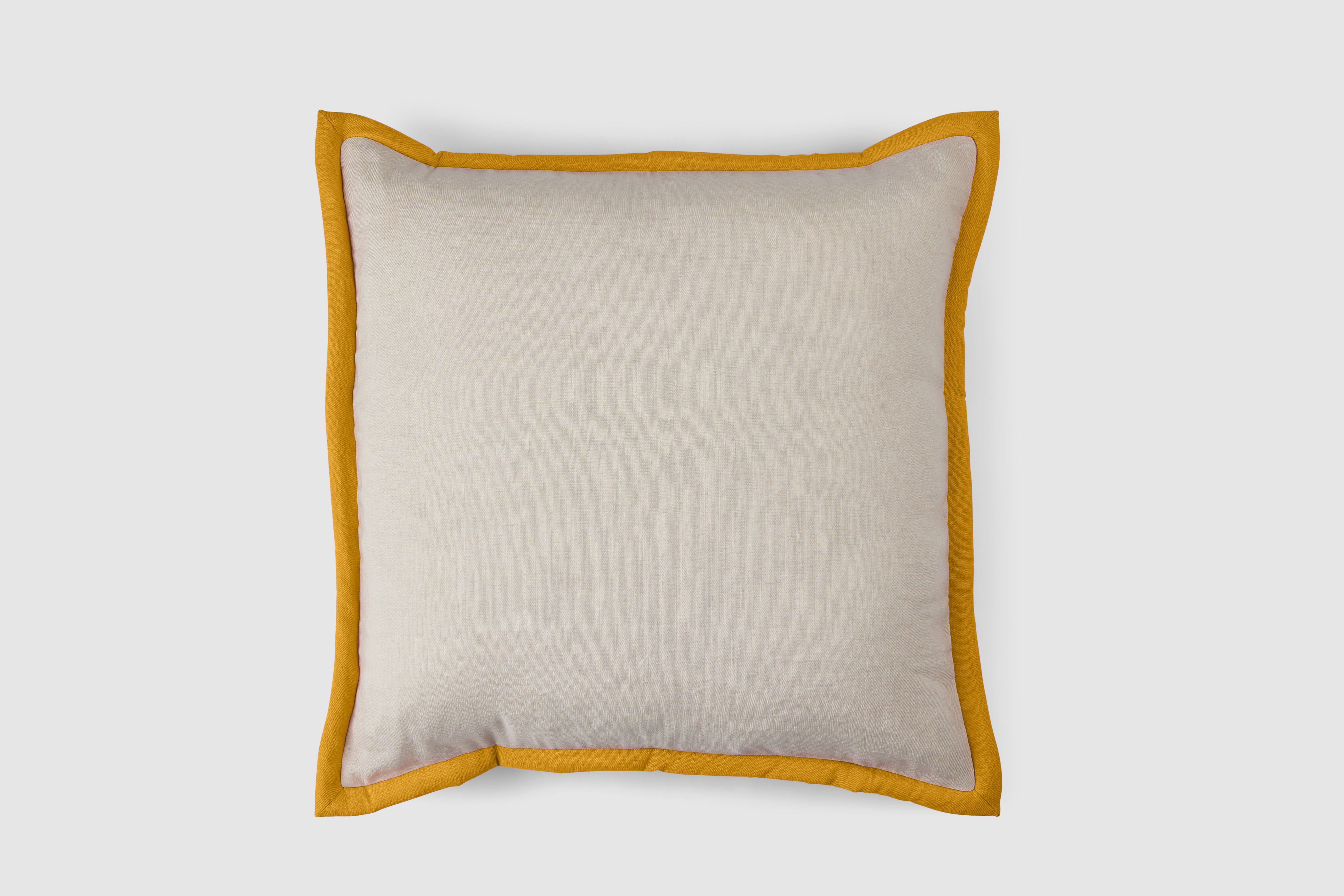Lily Cushion Cover - Ochre