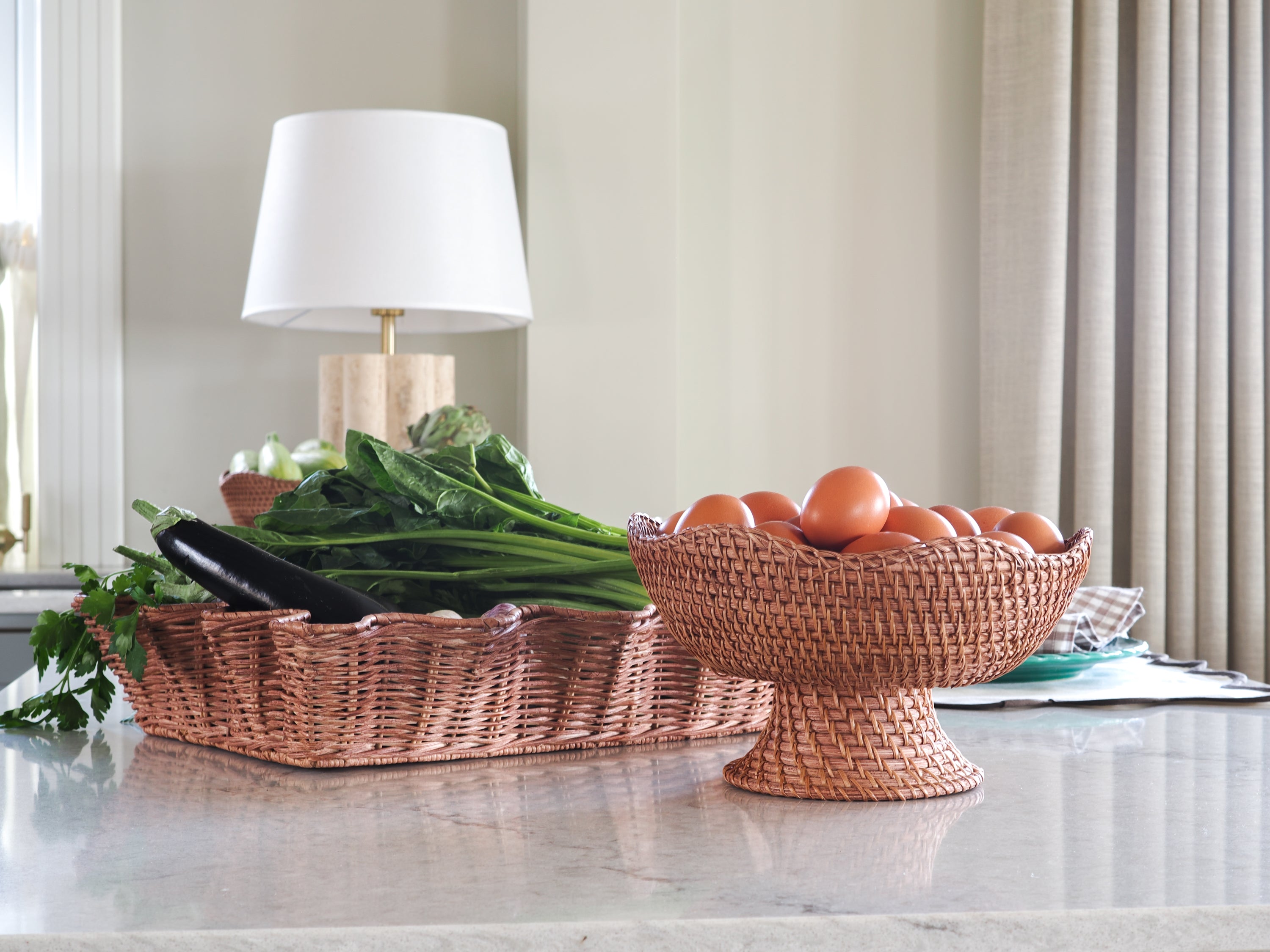 Ivy Rattan Tray