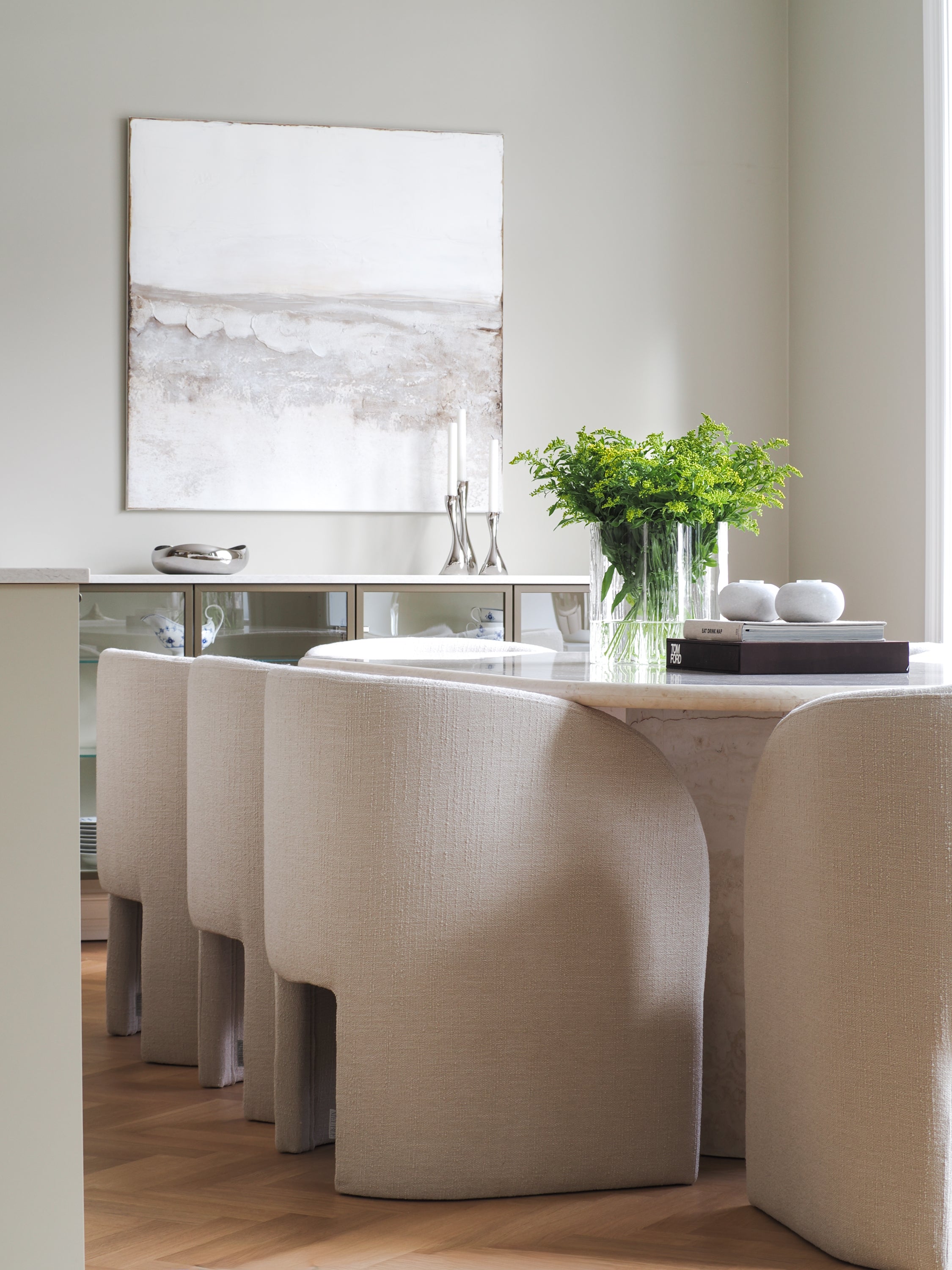 Chloè Dining Chair - Cream