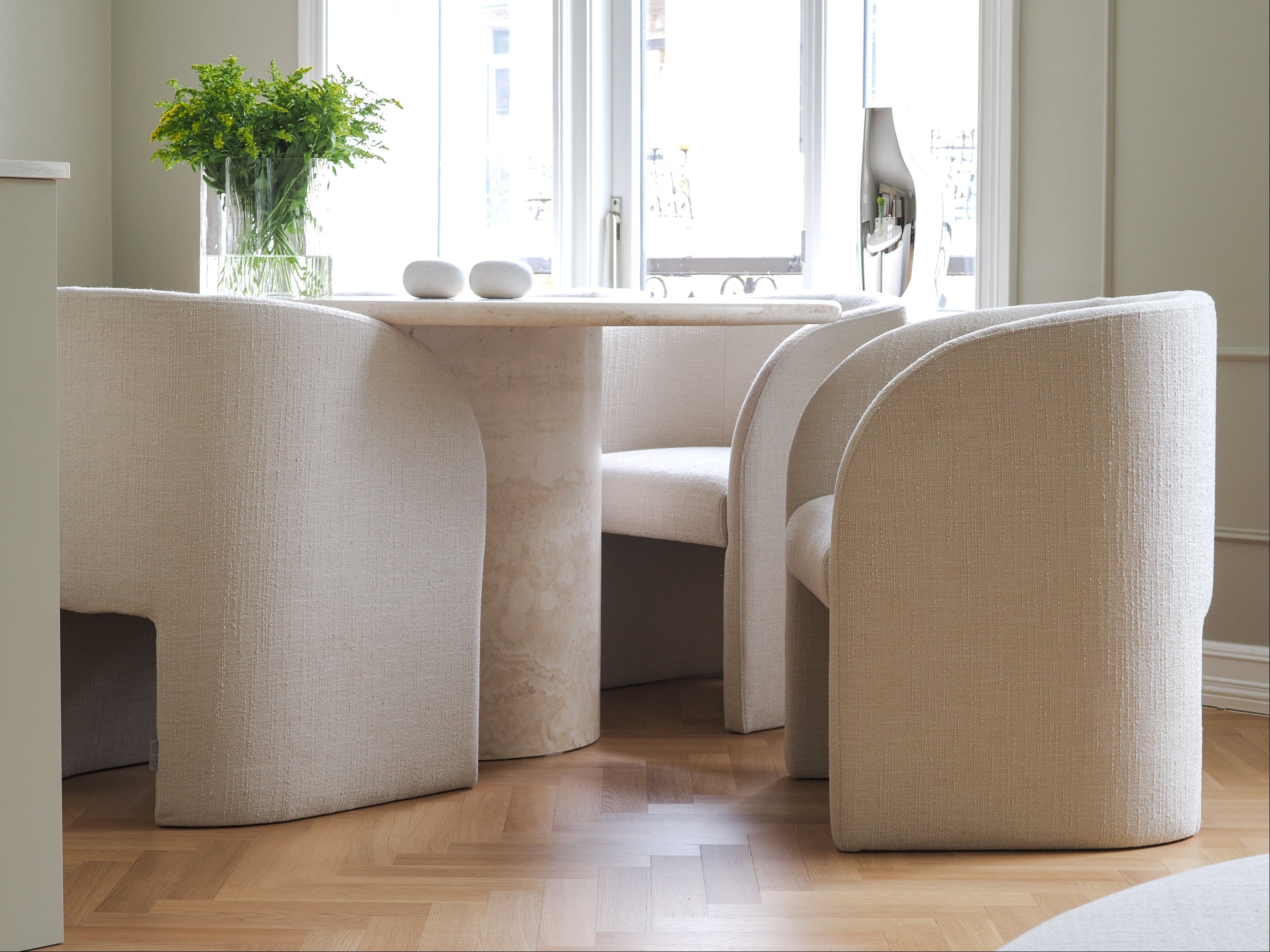 Chloè Dining Chair - Cream