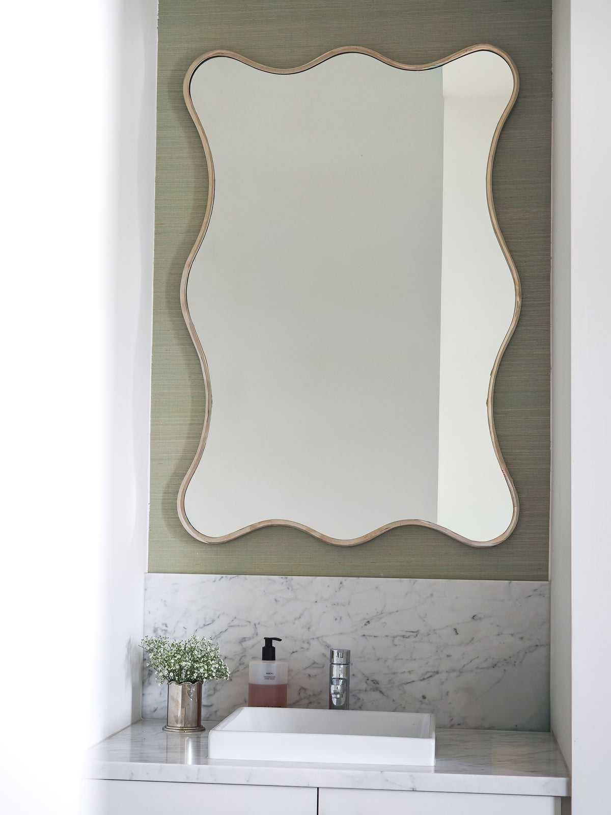 Bonie mirror small chrome