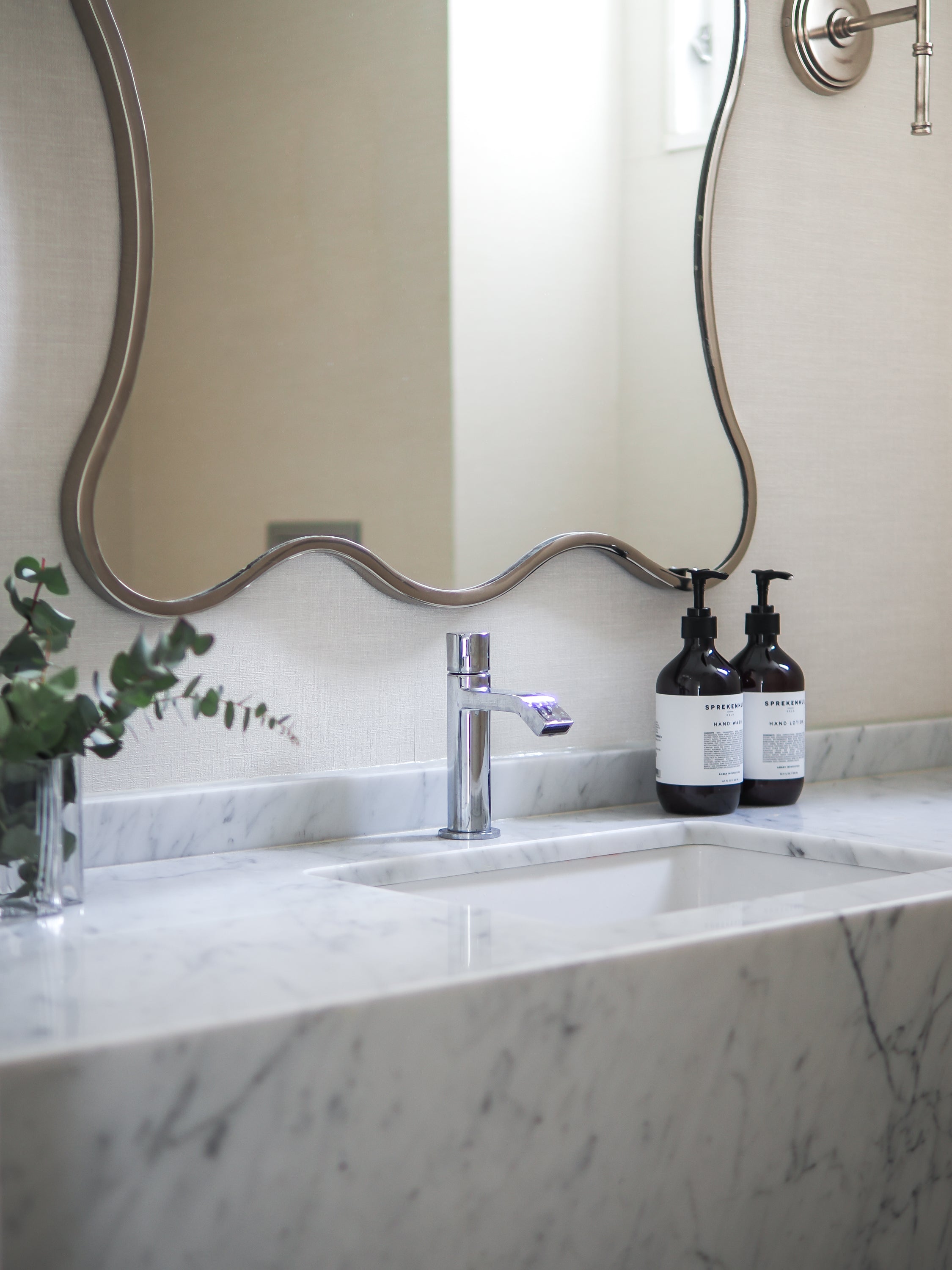 Bonie mirror small chrome