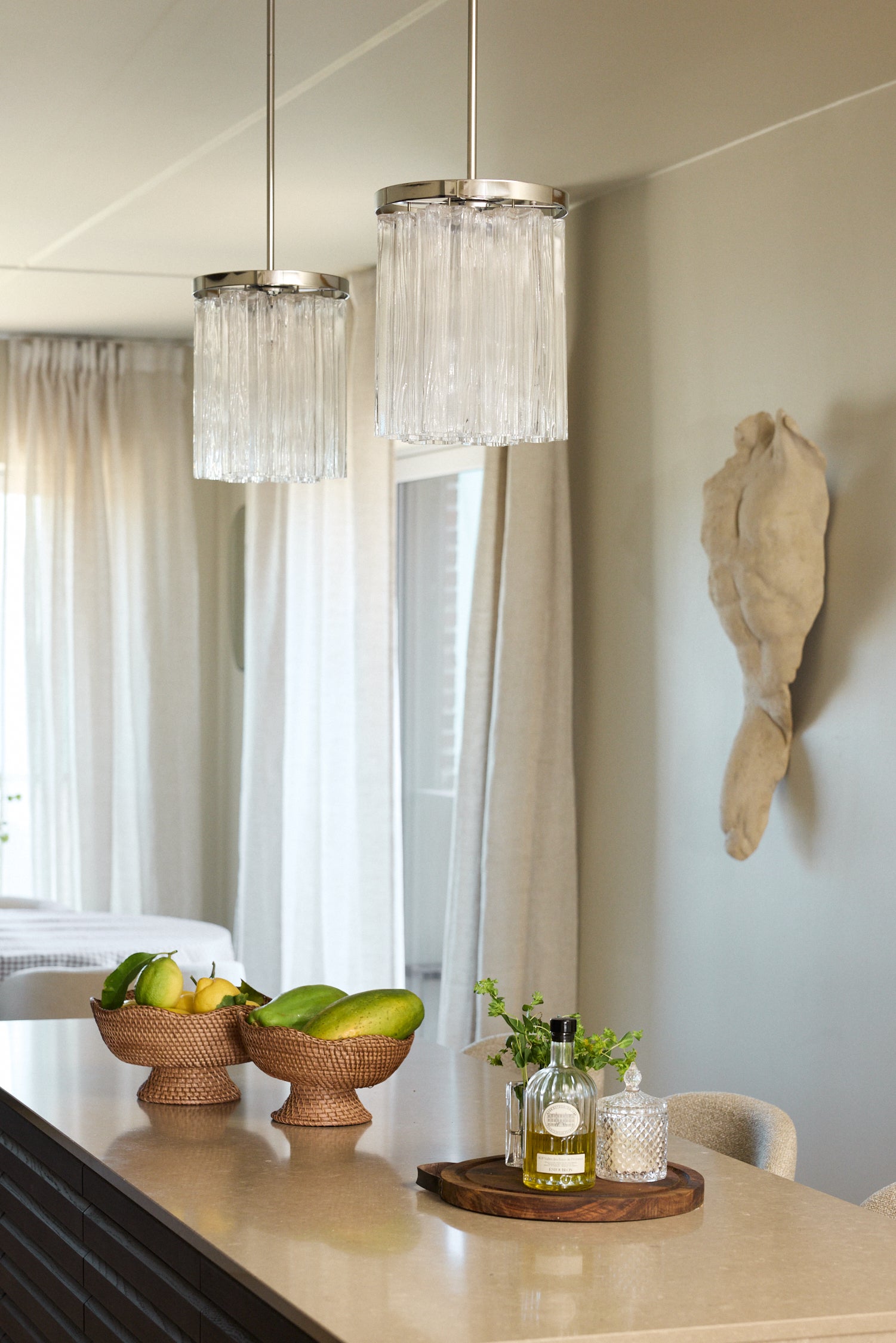 Fontaine Pendant - Chrome
