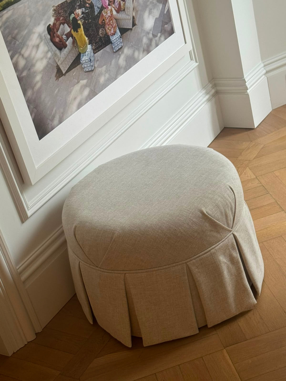 Sophie Pouf Pale Sand