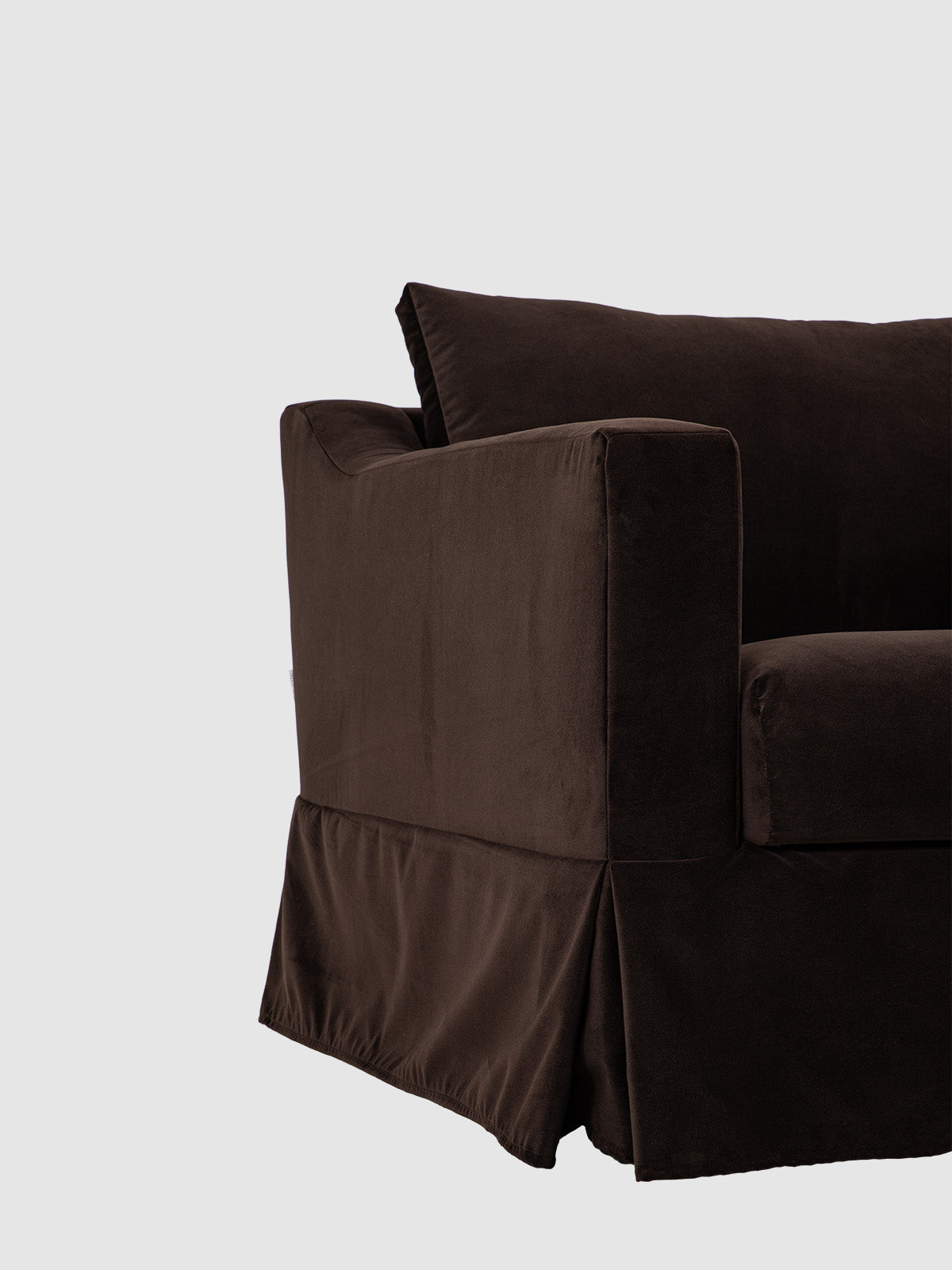 Eden Lounge Chair - Chocolate Brown