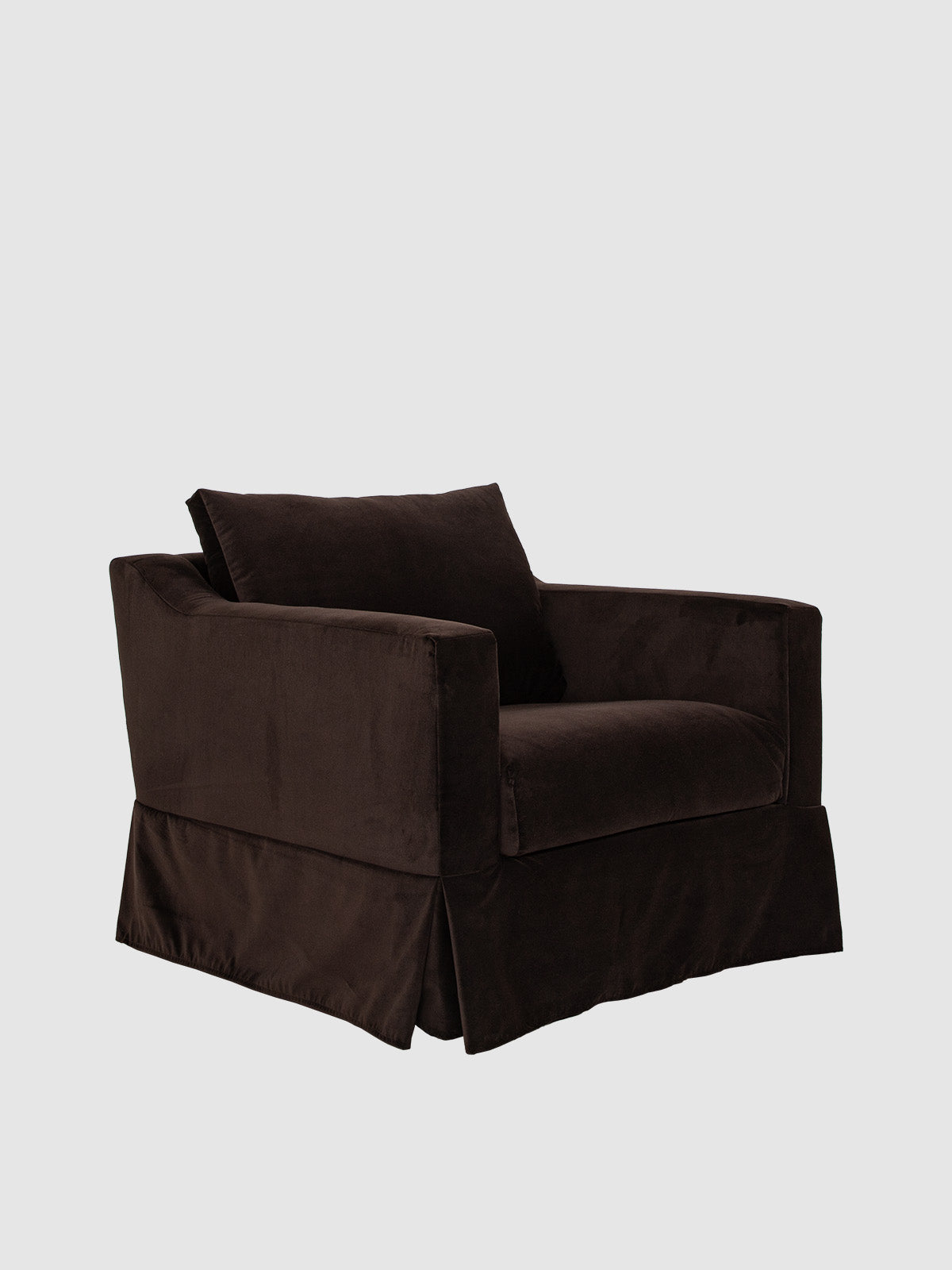 Eden Lounge Chair - Chocolate Brown