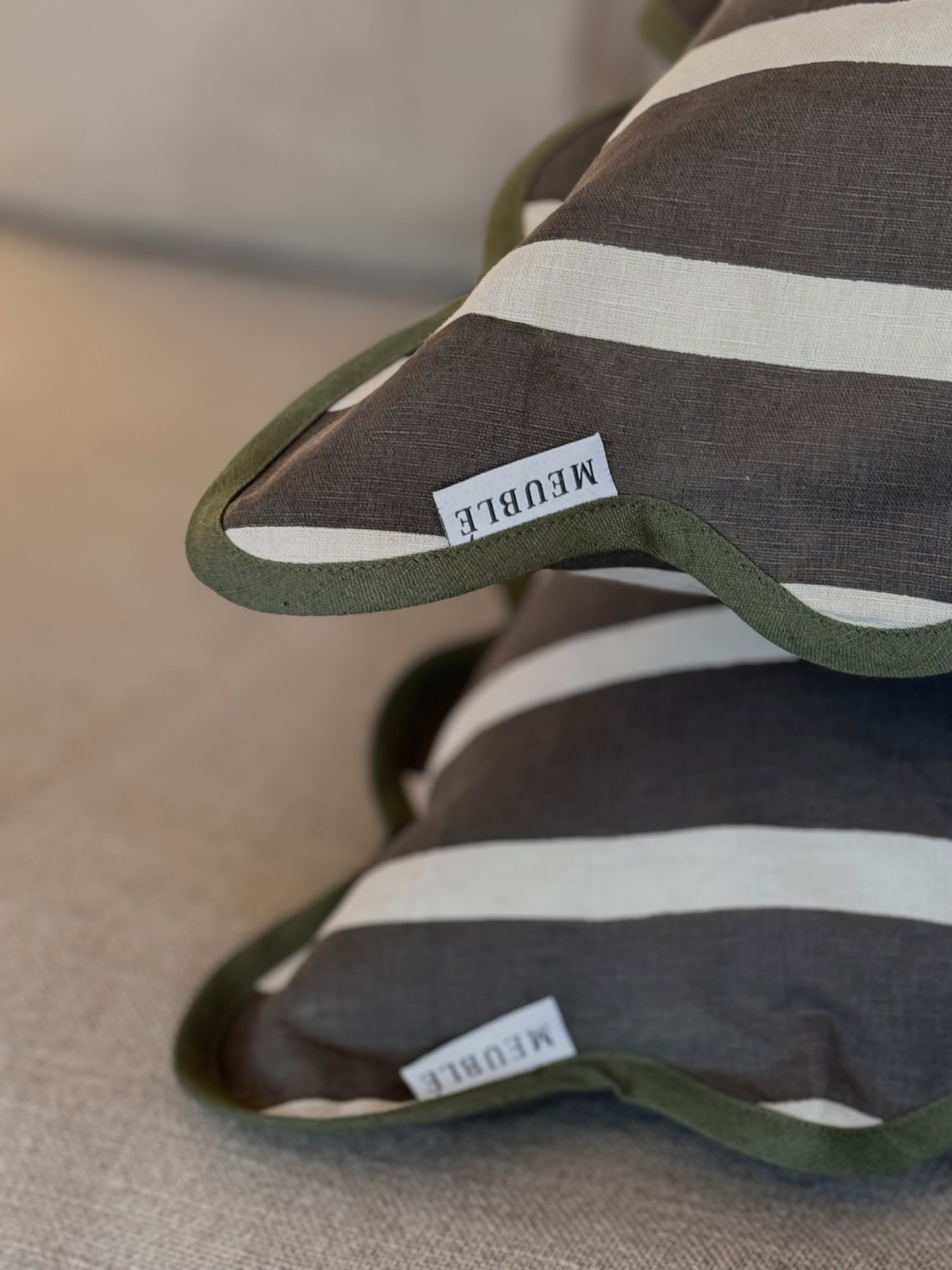 Margot Cushion Cover - Brown