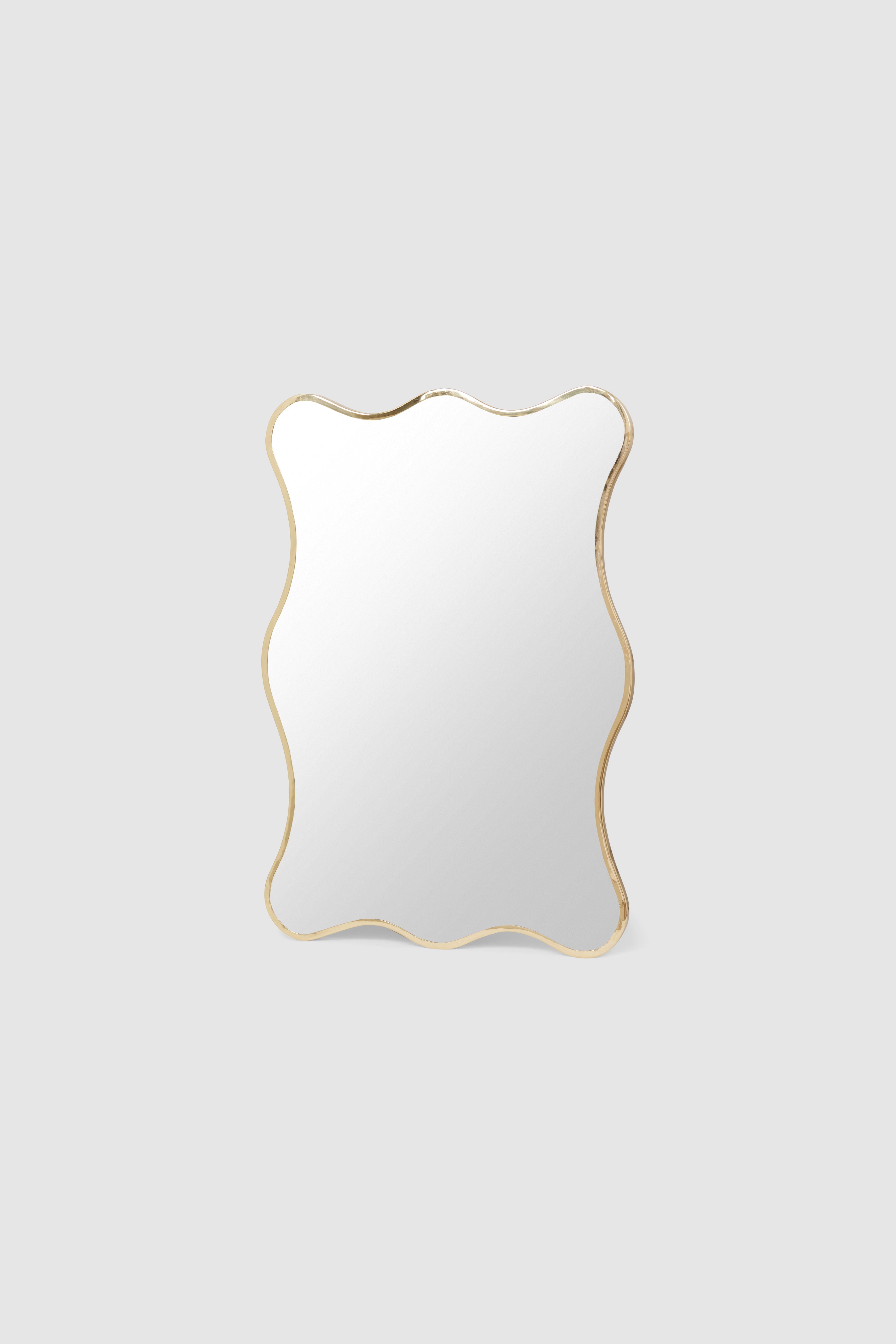 Bonie mirror small brass