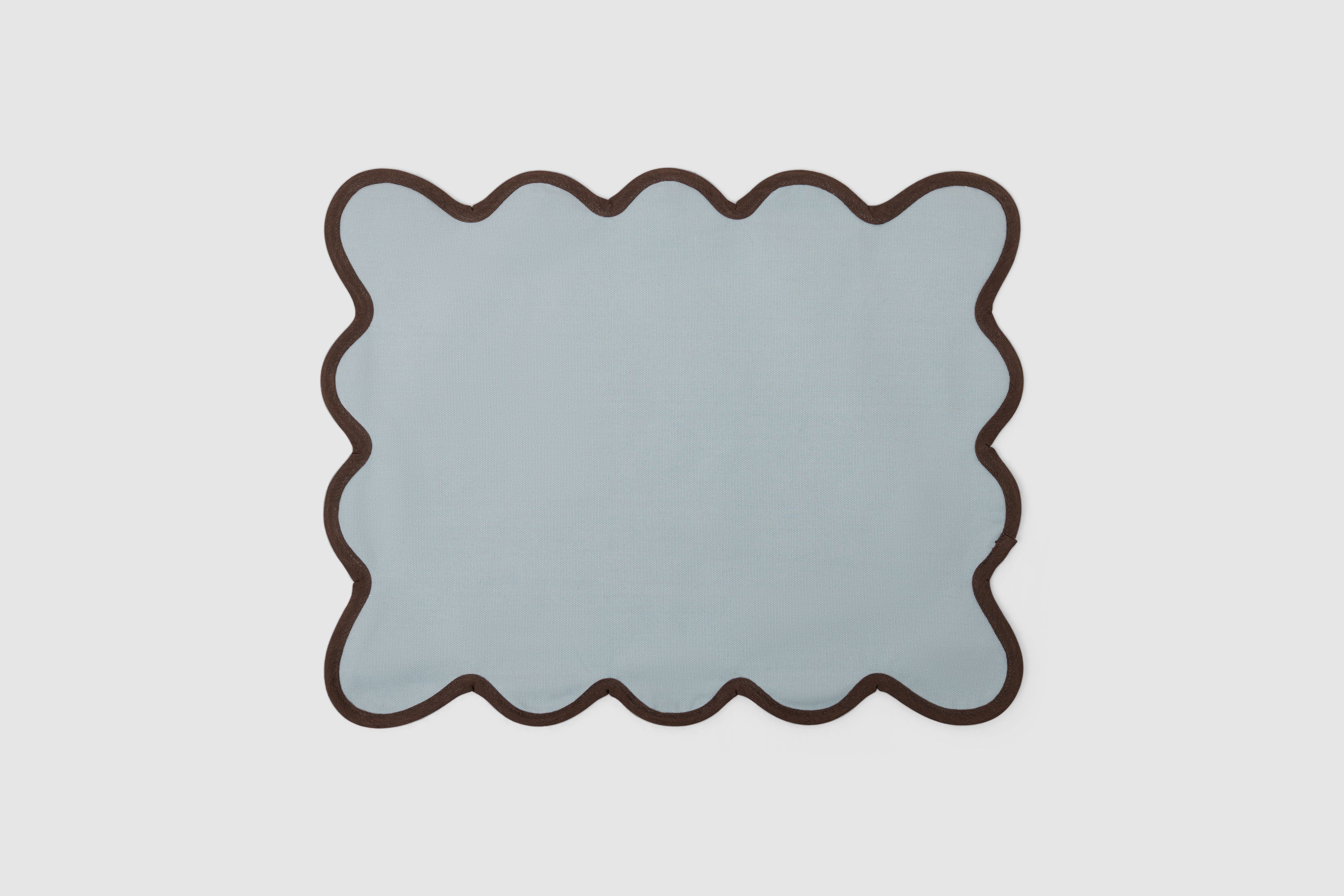 Poppy placemat Dusty Blue