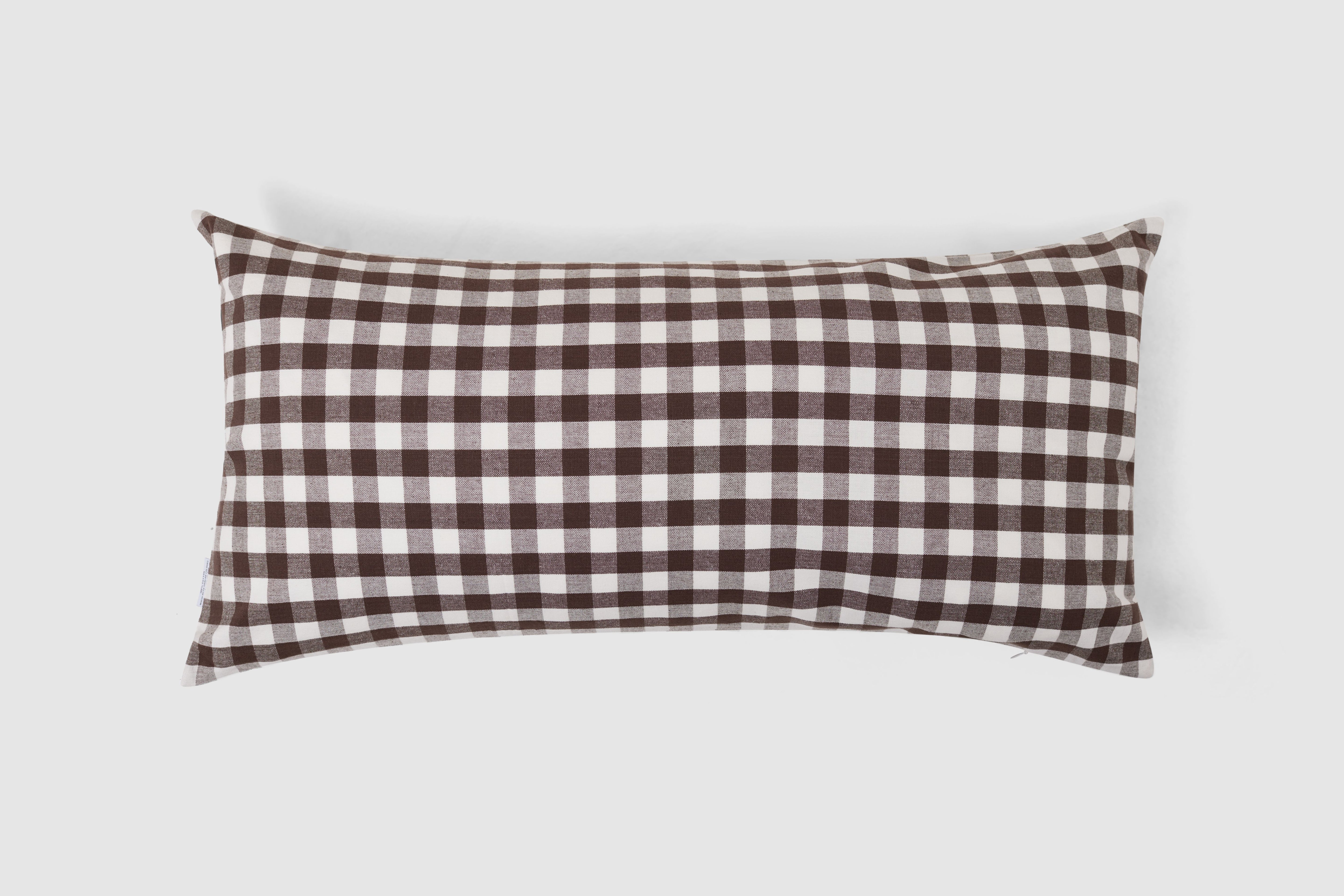 Olivia cushion cover brown