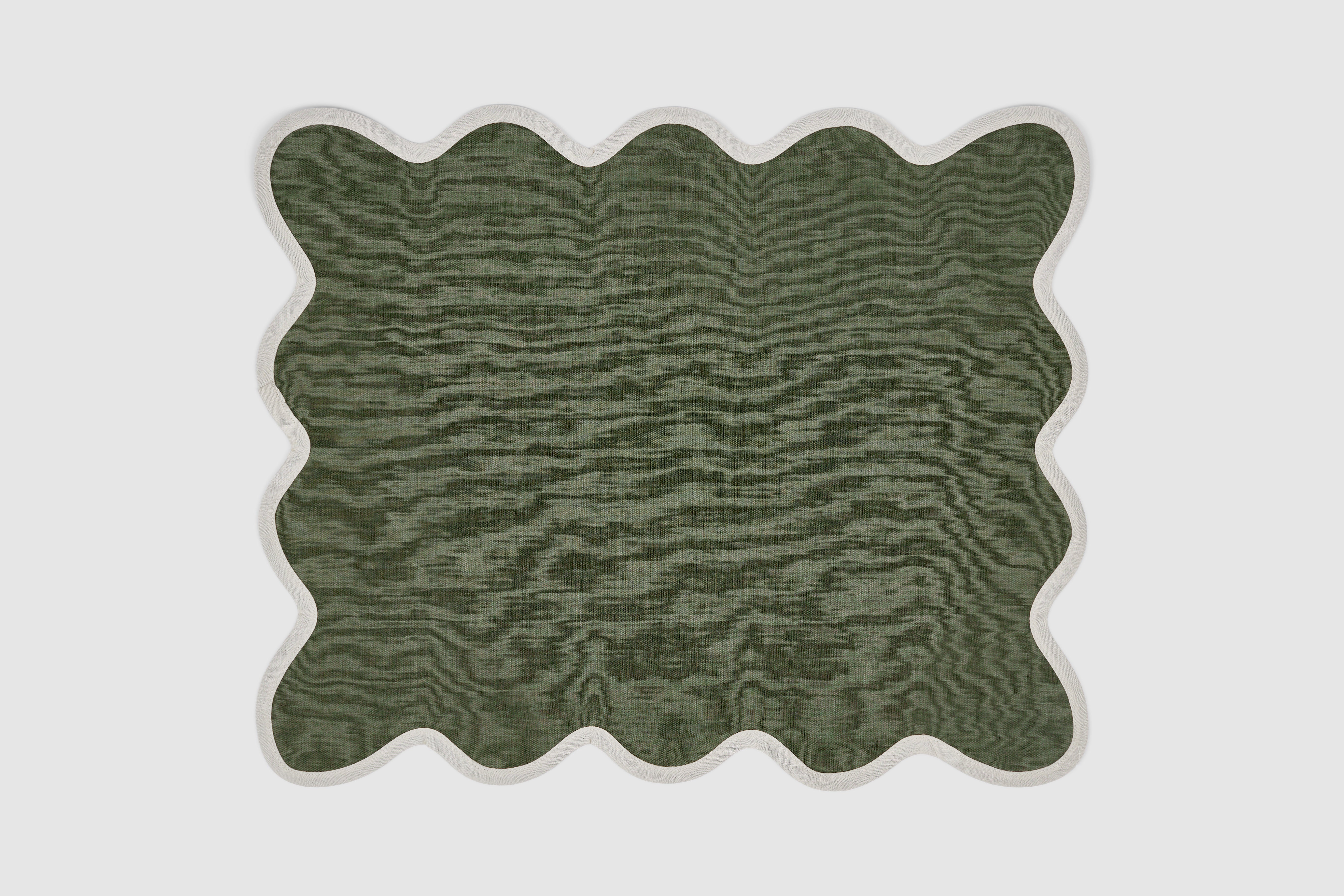 Poppy Placemat Forest Green