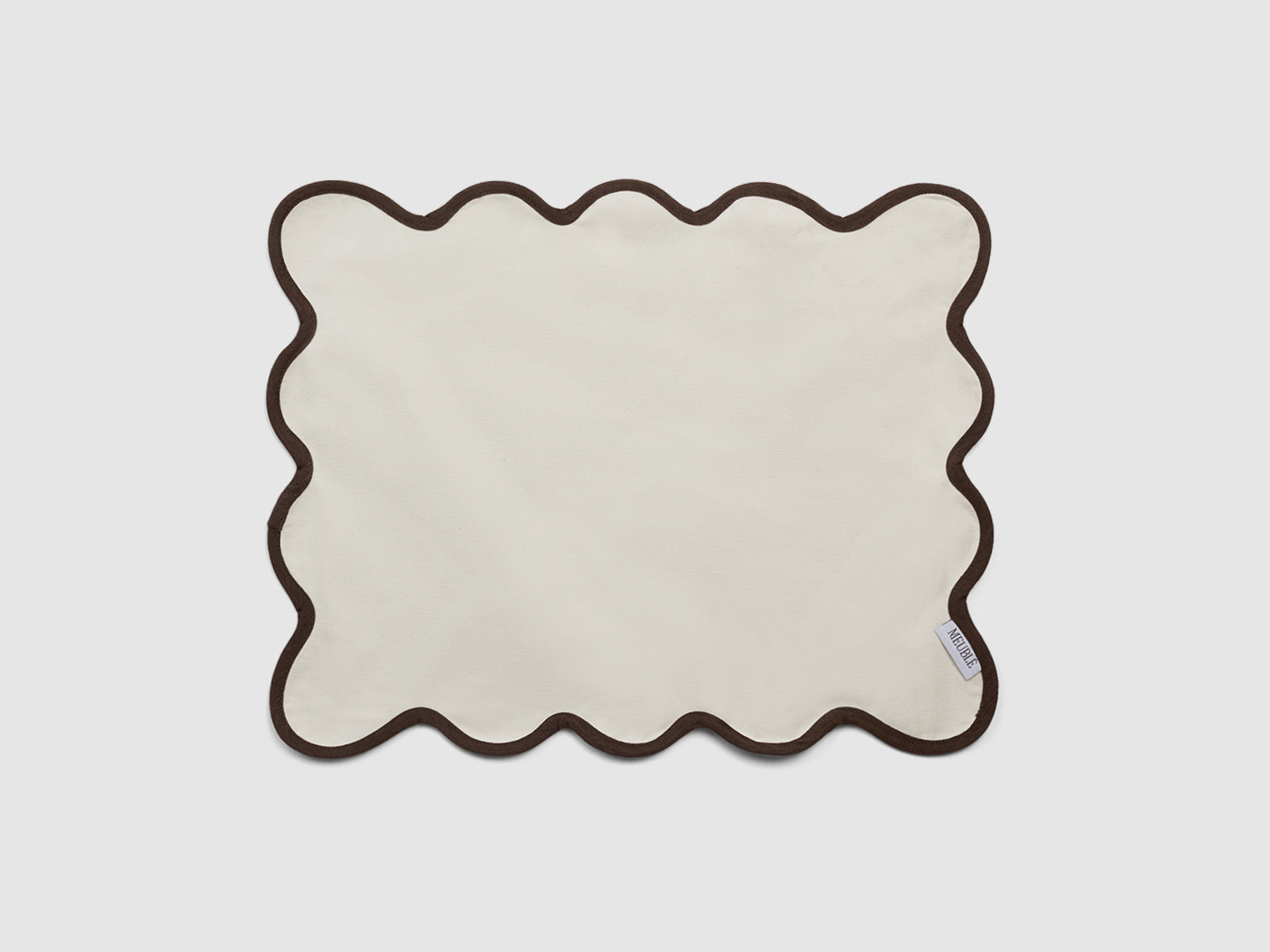 Poppy Placemat Cream Brown
