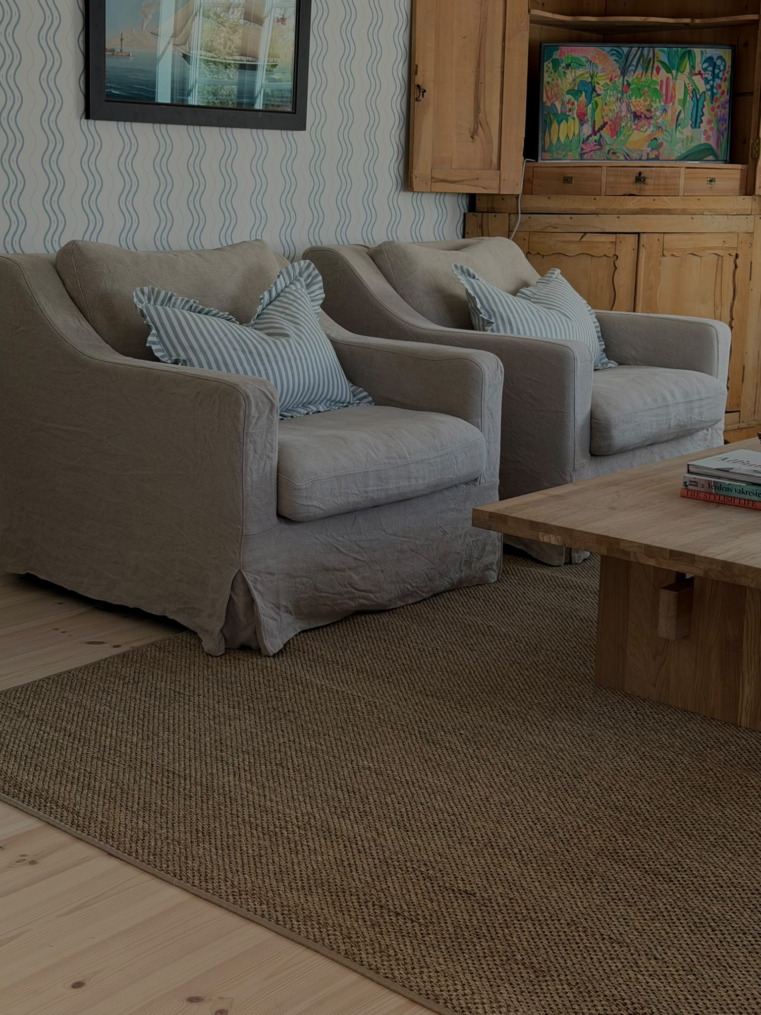 Jade sisal rug