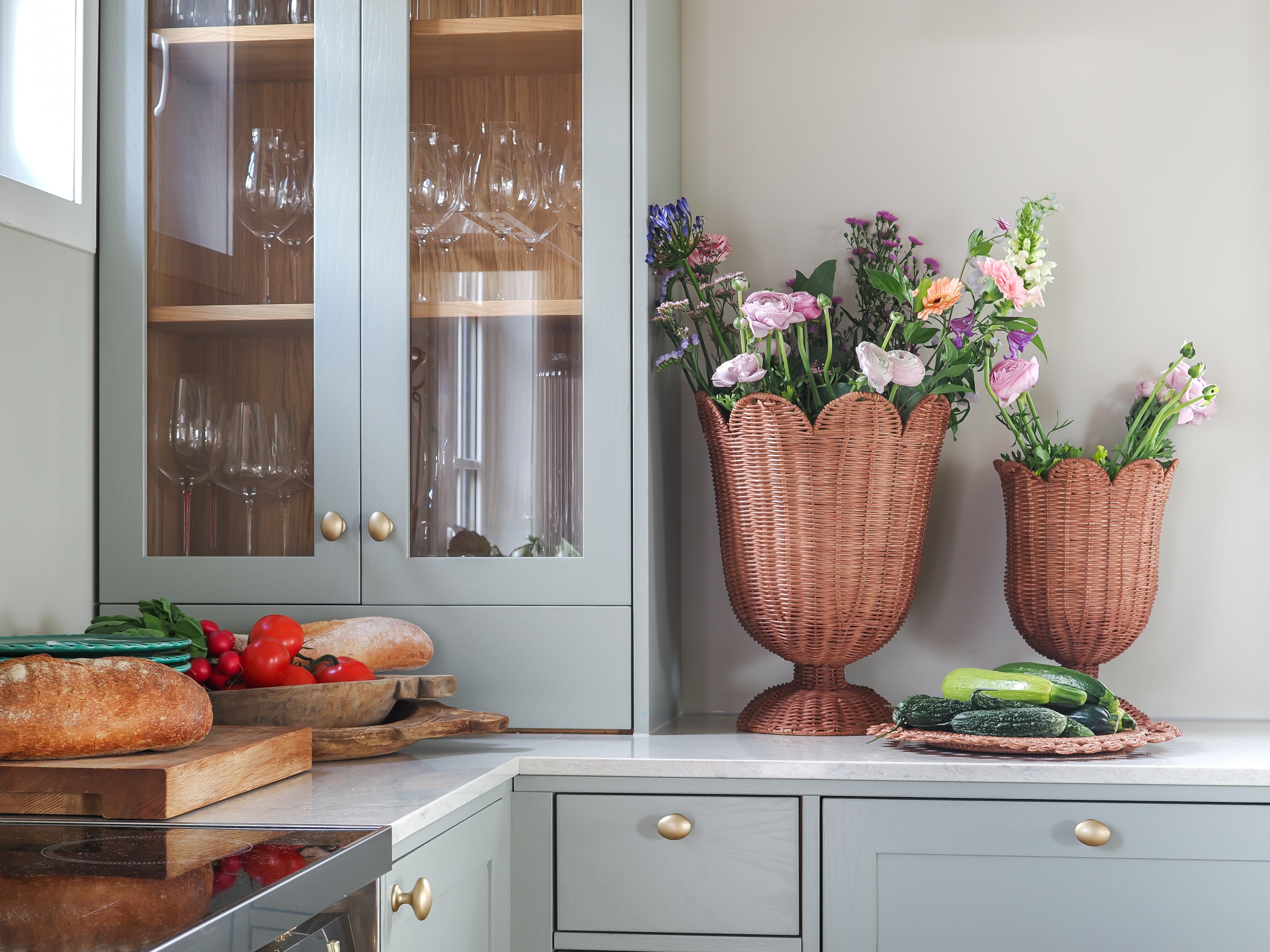 Ivy Rattan Vase S - Coming Soon