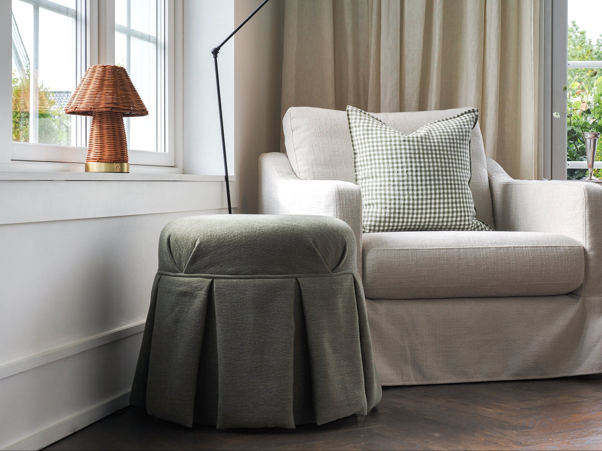 Sophie Pouf Willow Green