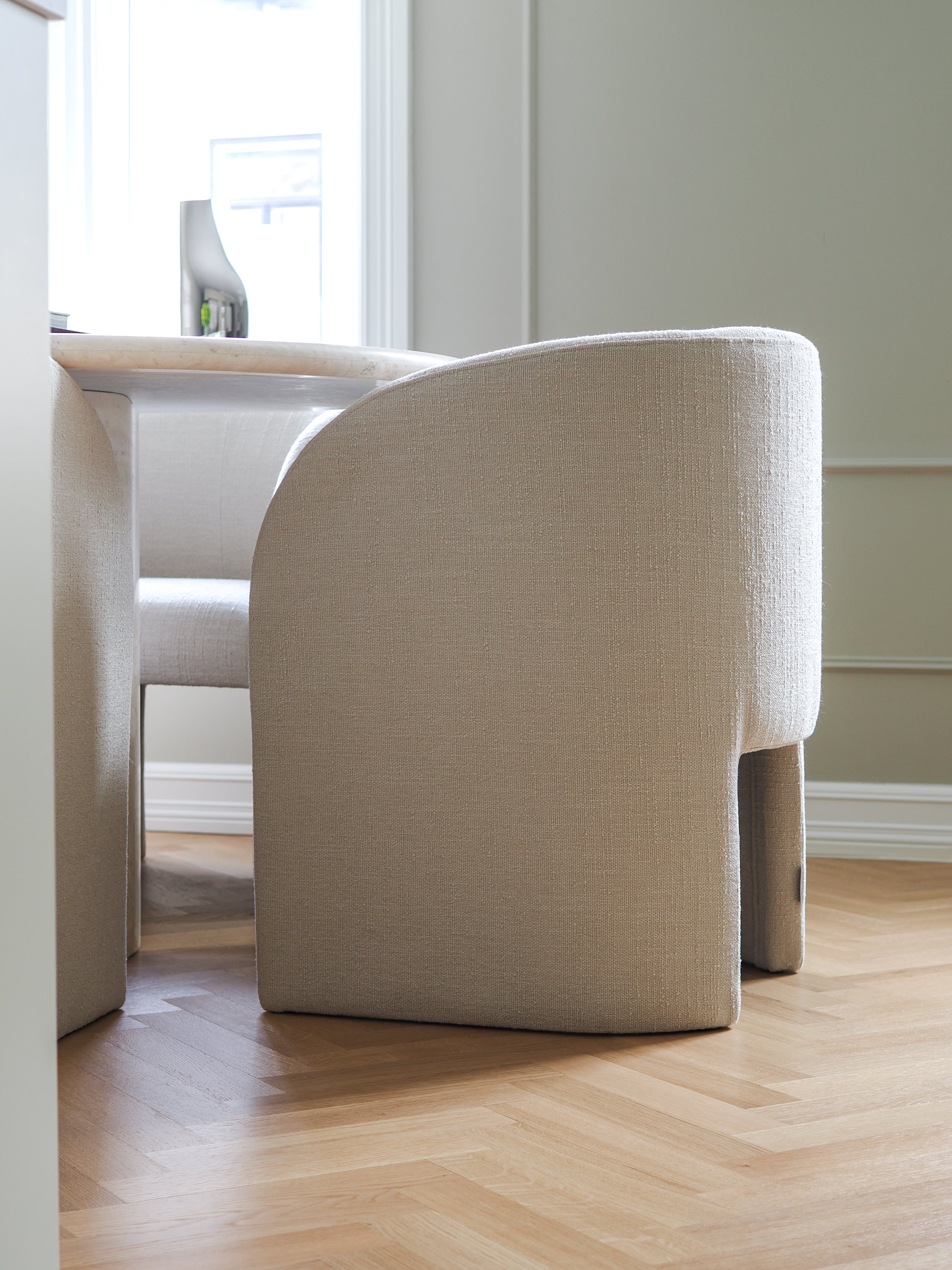 Chloè Dining Chair - Cream