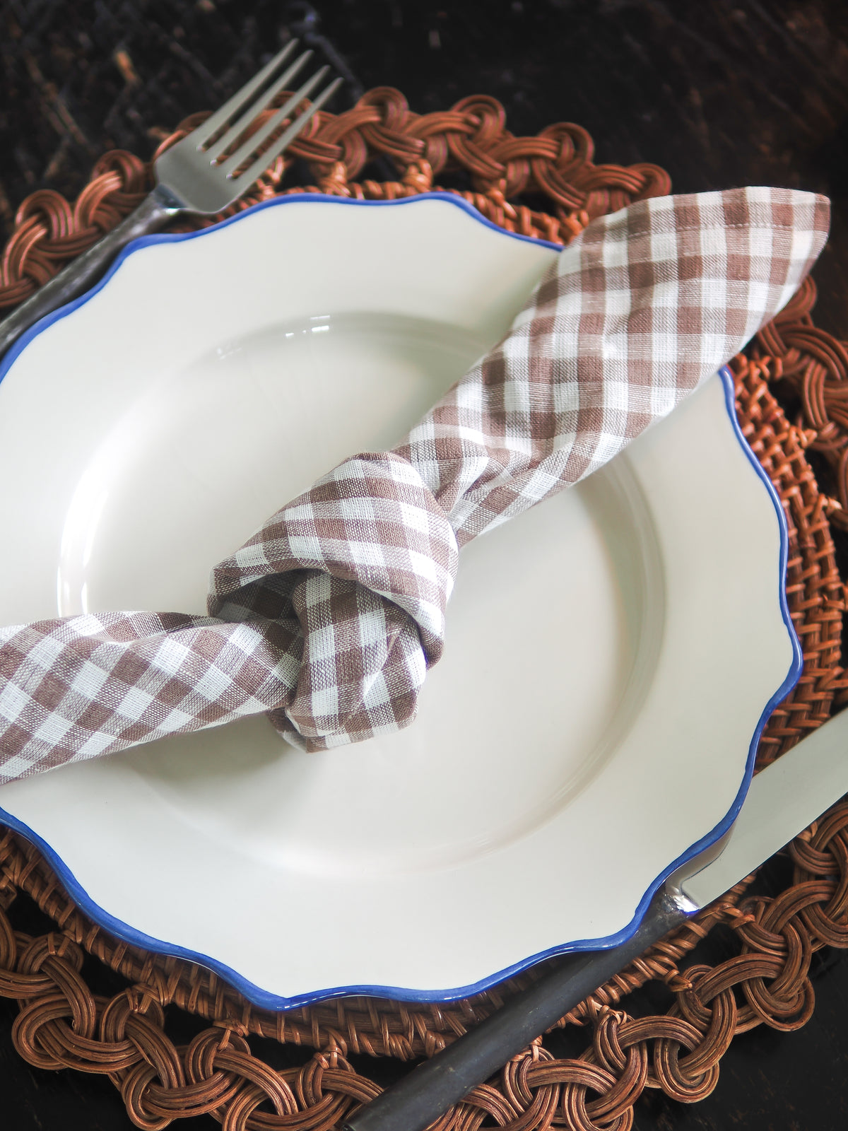 Blair napkin brown 2pcs